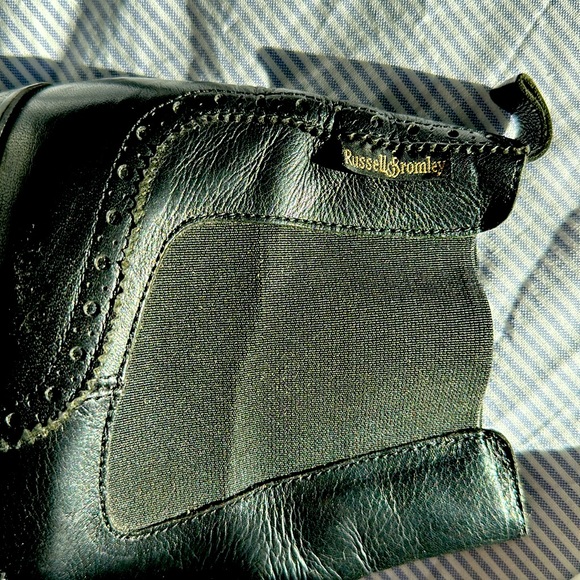 Black Italian leather Chelsea boots - Picture 10 of 10